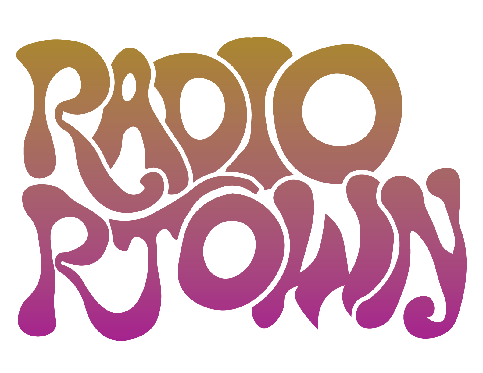 RadioRtown psychadelic logo